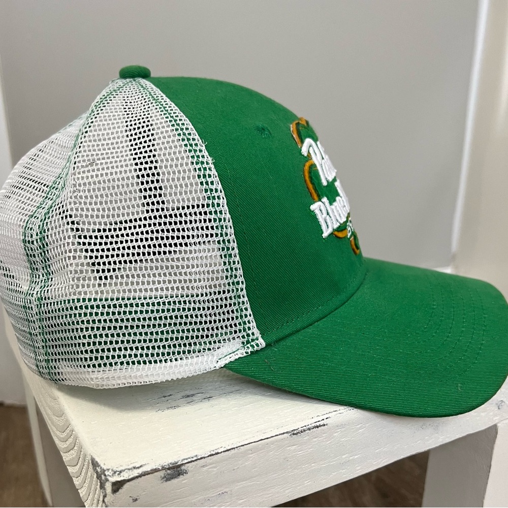 Pabst Blue Ribbon Green and White Hat - Picture 5 of 7